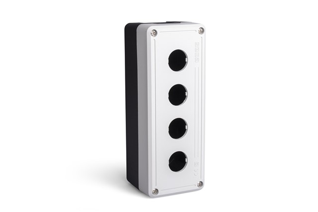 PY Series Plastic 4 Holes EMPTY Grey-Black Control Box
